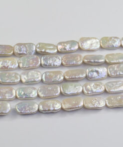 10x16mm square rectangle freshwater pearl strand cultured pearls