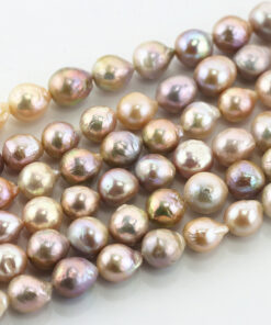 12-13mm baroque colorful freshwater pearl string beads wholesale
