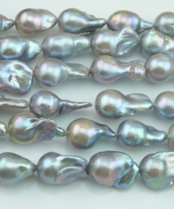 15x30mm fireball nucleated cultured real freshwater pearl beads wholesale