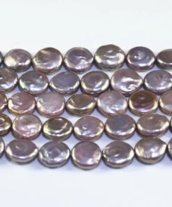 16mm AA+ big size coin freshwater pearl thread strand wholesale