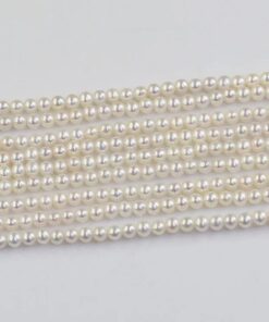 3-4mm,3mm small size freshwater freshwater pearl strand wholesale cultured pearls