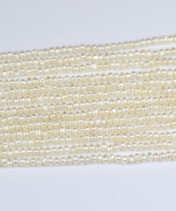 3-4mm AA baroque cultured natural real freshwater pearl strand string beads wholesale