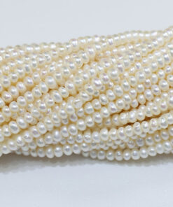 3-4mm freshwater pearl strand wholesale