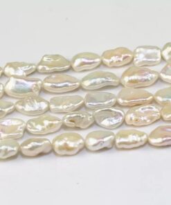 10-11mm irregular keshi real cultured freshwater pearl beads pearl strand natural pearls wholesale
