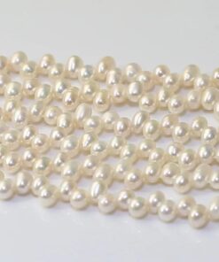 4-5mm freshwater real natural freshwater cultured pearl beads strand