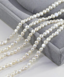 4-5mm little size nugget baroque freshwater pearls strands wholesale