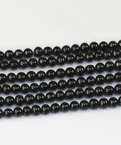 5-6mm black color near round shape AA grade natural real jewelry pearls