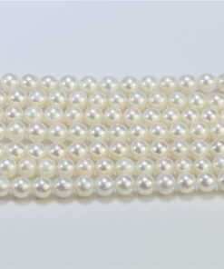 7-8mm freshwater cultured round freshwater pearl natural bead wholesale