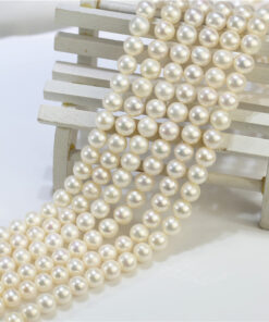 8mm round real natural freshwater pearl factory manufacturer zhuji pearl farm pearl
