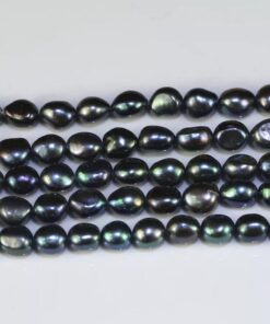 9-10mm baroque pearl peacock freshwater baroque pearl beads