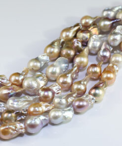 15*20mm big size natural baroque freshwater pearl strand