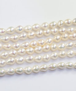 7-8mm DIY jewelry making nucleus drop cultivated pearl wholesale price