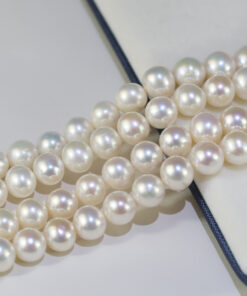 10-11mm Freshwater pearl strand wholesale natural pearl strings