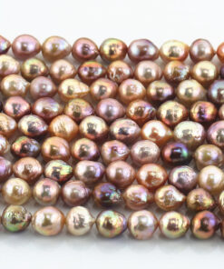 9-10mm edison pearl mixed color natural freshwater pearl strands beads