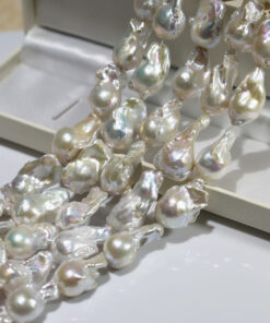 15-20mm AA fireball nucleated Freshwater Pearl for woman pearl Strand