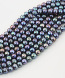 10-11mm off round Natural White Freshwater Pearl Strand for Necklace Loose Pearls