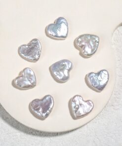 11-12mm heart shape cultured pearl wholesale freshwater loose pearl