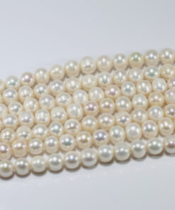 11-12mm cultured natural real freshwater pearl strand wholesale pearl string