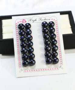 11.5-12mm Freshwater Pearls Half drilled Button Pearls loose pearls