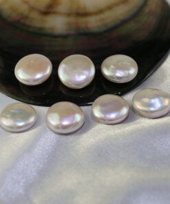 14-15mm half drilled coin loose pearl pearl oyster freshwater pearl