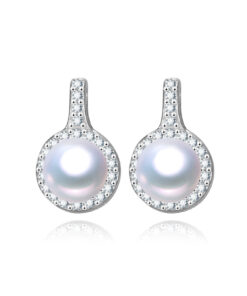 6mm small size stud natural freshwater earring jewelry real pearl earrings