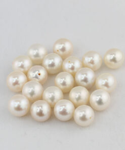 9-9.5mm AA round natural freshwater pearl beads bulk loose pearl