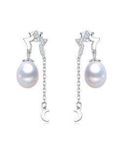 pearl earring fine jewelry silver freshwater pearl earrings wholesale