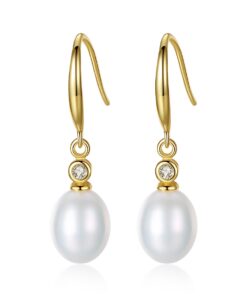 925 sterling silver freshwater earring women jewelry pearl earrings
