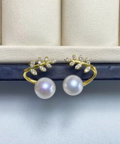 7mm button 925 Sterling Silver Cz Pearl Earrings