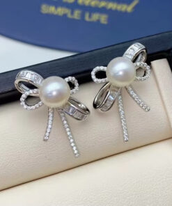 7mm women jewelry freshwater pearl stud earrings