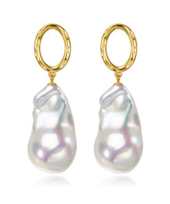 edison baroque freshwater baroque pearl earrings wholesale