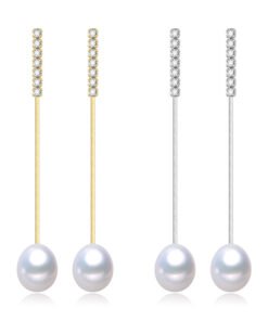 fashion design new real freshwater modern pearl earrings wholesale