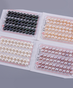 genuine cultured pearls 1/2 hole half drilled wholesale loose button pearl