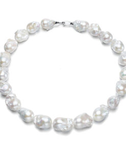 15*20mm large big size nucleated cultured freshwater pearl necklace