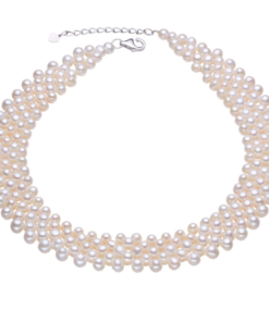 3A wholesale natural cultured freshwater natural pearl necklace