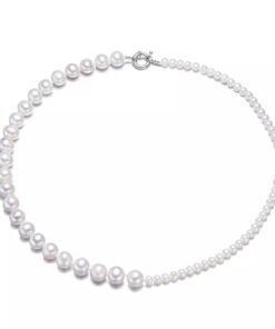 5mm&9mm AA off round pearl necklace freshwater pearl necklace
