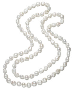 9-10mm nugget 35inches Freshwater Pearl Wedding Necklace