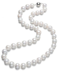 9mm round AA- Natural Freshwater Multi color Pearl Necklace for Designs