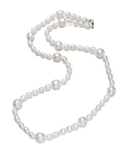 5&9mm baroque AA freshwater pearl necklace for women