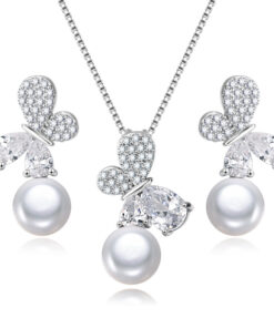 flower women girls fashion cheap price natural fresh water pearl set
