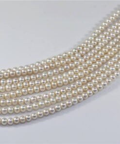 Near round freshwater pearl strand wholesale natural pearl source from China