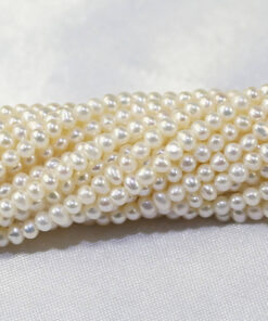 2.5-3mm Natural pearl strand from BAOYUE PEARL Freshwater Cultured Round pearl wholesale.Â